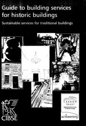 Guide to building services for historic buildings. Sustainable services for traditional buildings