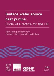 Surface water source heat pumps: code of practice for the UK. Harnessing energy from the sea, rivers, canals and lakes