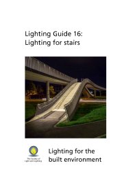 Lighting for stairs
