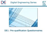 Pre-qualification questionnaires