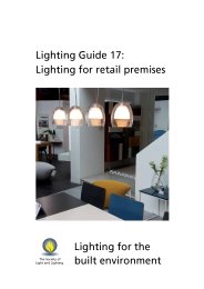 Lighting for retail premises