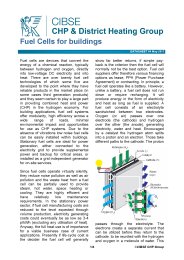 Fuel cells for buildings