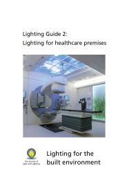 Lighting for healthcare premises