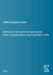 Guidance note: domestic hot water temperatures from instantaneous heat interface units