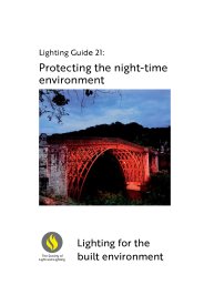 Protecting the night-time environment