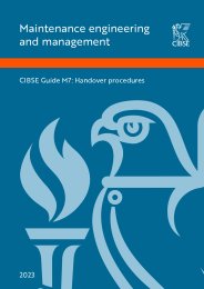 Maintenance engineering and management. CIBSE Guide M7: handover procedures