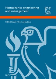 Maintenance engineering and management. CIBSE Guide M14: legislation