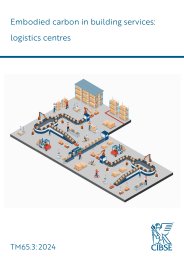 Embodied carbon in building services: logistics centres