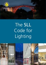 SLL code for lighting (Incorporating corrigendum July 2023)