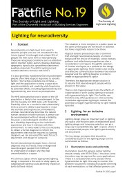 Lighting for neurodiversity