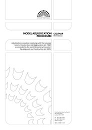 Model adjudication procedure. 5th edition