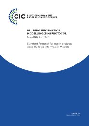 CIC/BIM Pro Building information modelling (BIM) protocol. Second edition: Standard protocol for use in projects using Building Information Models. 2nd edition