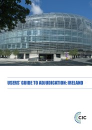 Users' guide to adjudication: Ireland