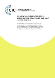 CIC low value disputes model adjudication procedure (LVD MAP). Second edition