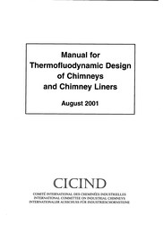 Manual for thermodynamic design of chimneys and chimney liners