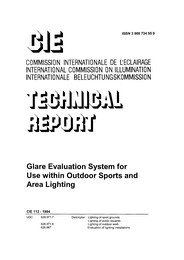 Glare evaluation system for use within outdoor sports and area lighting