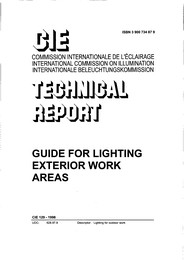Guide for lighting exterior work areas