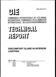 Discomfort glare in interior lighting