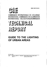 Guide to the lighting of urban areas