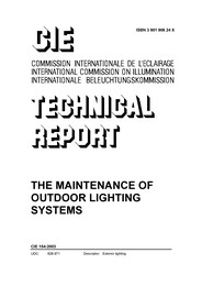 Maintenance of outdoor lighting systems