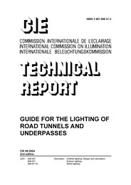 Guide for the lighting of road tunnels and underpasses
