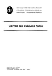 Lighting for swimming pools