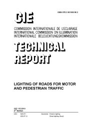 Lighting of roads for motor and pedestrian traffic