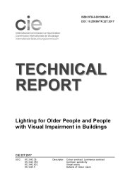 Lighting for older people and people with visual impairment in buildings