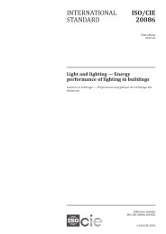 Light and lighting. Energy performance of lighting in buildings