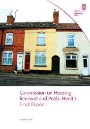 Commission on housing renewal and public health - final report