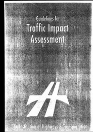 Guidelines for traffic impact assessment (TIA)