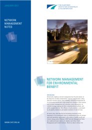 Network management for environmental benefit