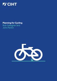 Planning for cycling