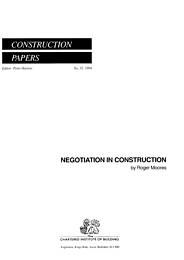 Negotiation in construction