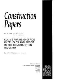 Claims for head office overheads and profit in the construction industry