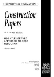 HBG KYLE Steward approach to cost reduction