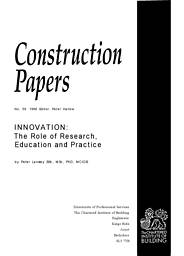 Innovation: the role of research, education and practice