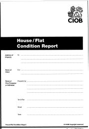 House/flat condition report