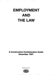 Employment and the law