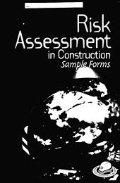 Risk assessment in construction - sample forms