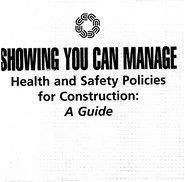 Showing you can manage health and safety policies for construction: a guide