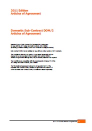 DOM2 2011 Edition: Sub-contract Articles Of Agreement - The ...