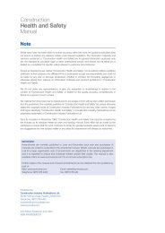 Construction health and safety manual. 2nd edition (Including amendments up to December 2025)