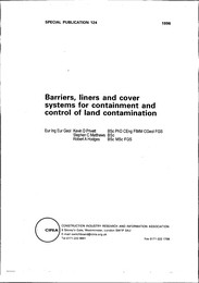 Barriers liners and cover systems for containment and control of land contamination