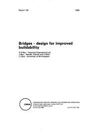 Bridges - design for improved buildability