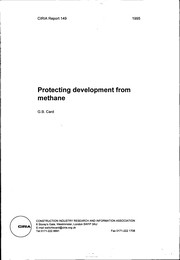 Protecting development from methane: methane and associated hazards to construction