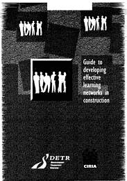 Guide to developing effective learning networks in construction