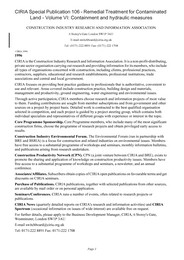 Remedial treatment for contaminated land: Volume VI: Containment and hydraulic measures