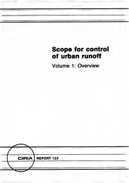 Scope for control of urban runoff. Volume 1: Overview