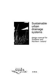 Sustainable urban drainage systems - design manual for Scotland and Northern Ireland (Withdrawn)